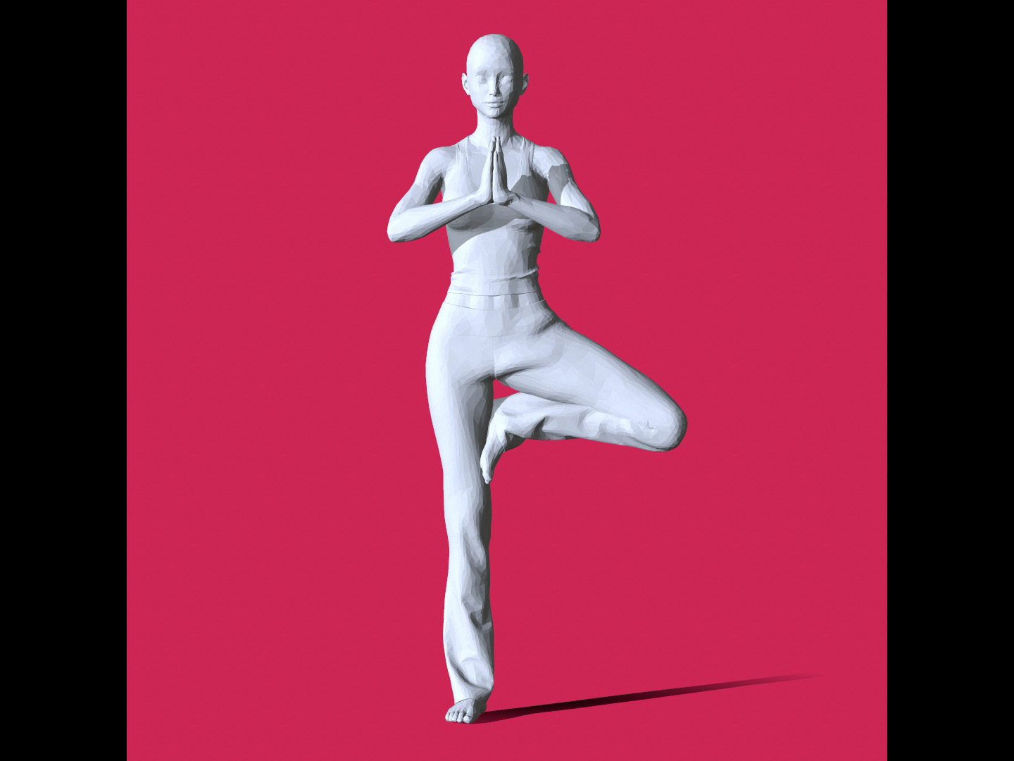 yoga pose 3d model free download