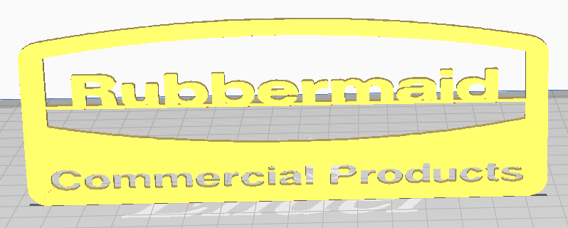 Rubbermaid Sign by jex7 | Download free STL model | Printables.com