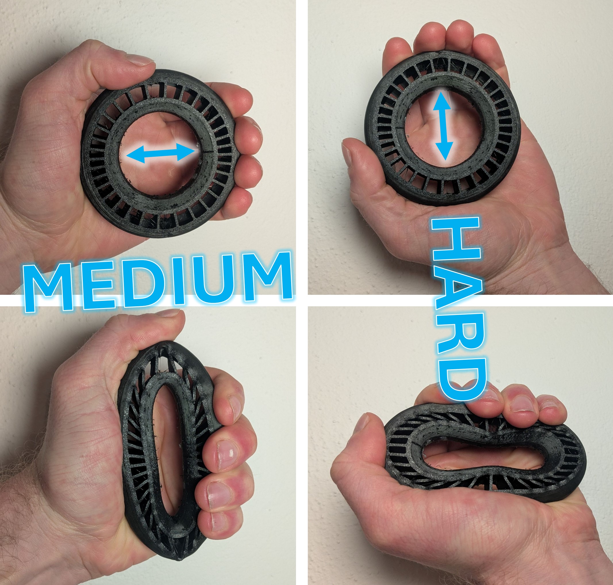 Grip trainer with variable resistance