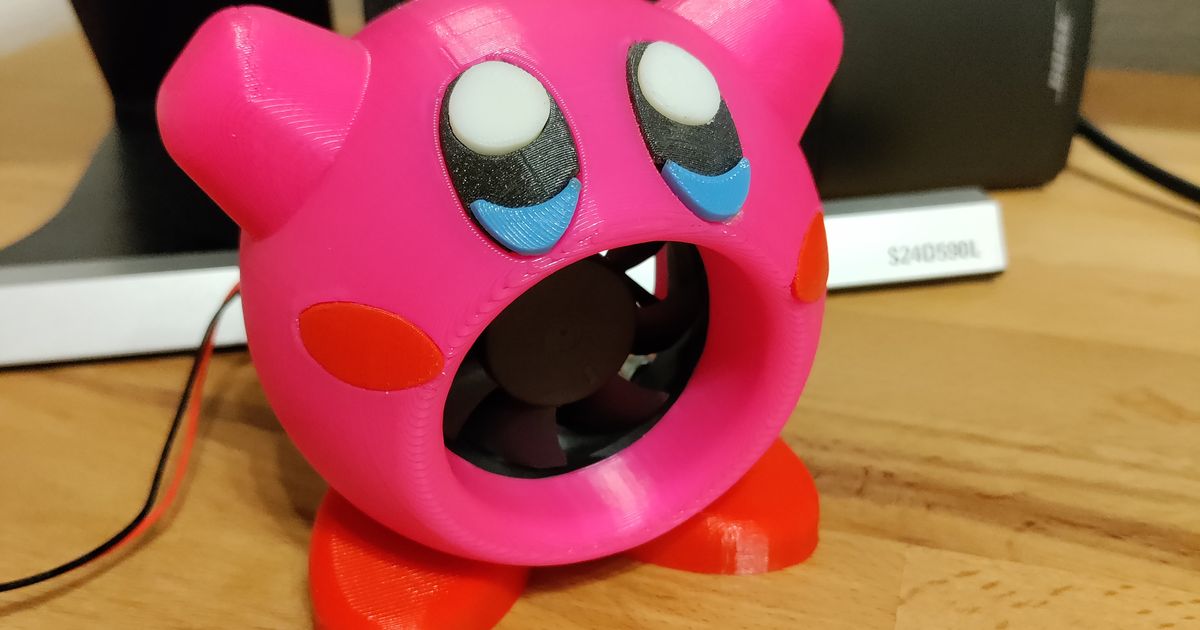 Seperate multicolor Kirby Cooler/Fume Extractor (50 mm Fan) by Chris3D