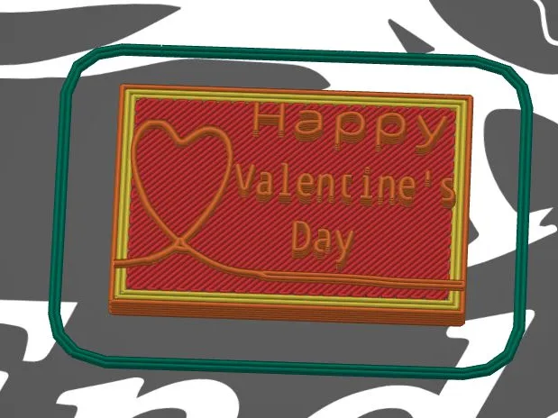 Happy Valentine's Day String Heart
