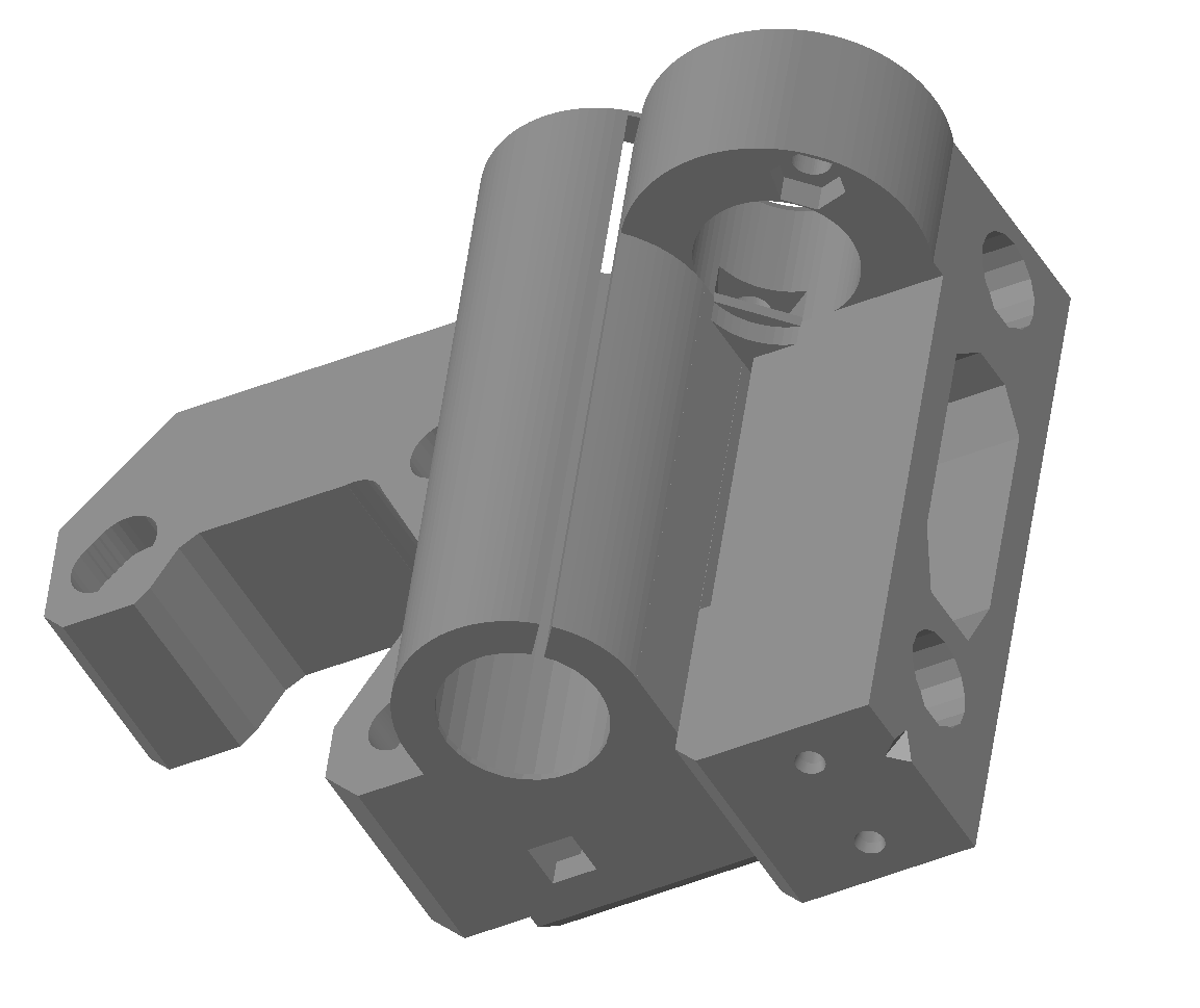 MK3s style X-Axis Motor Mount and Tensioner for MK2.5s