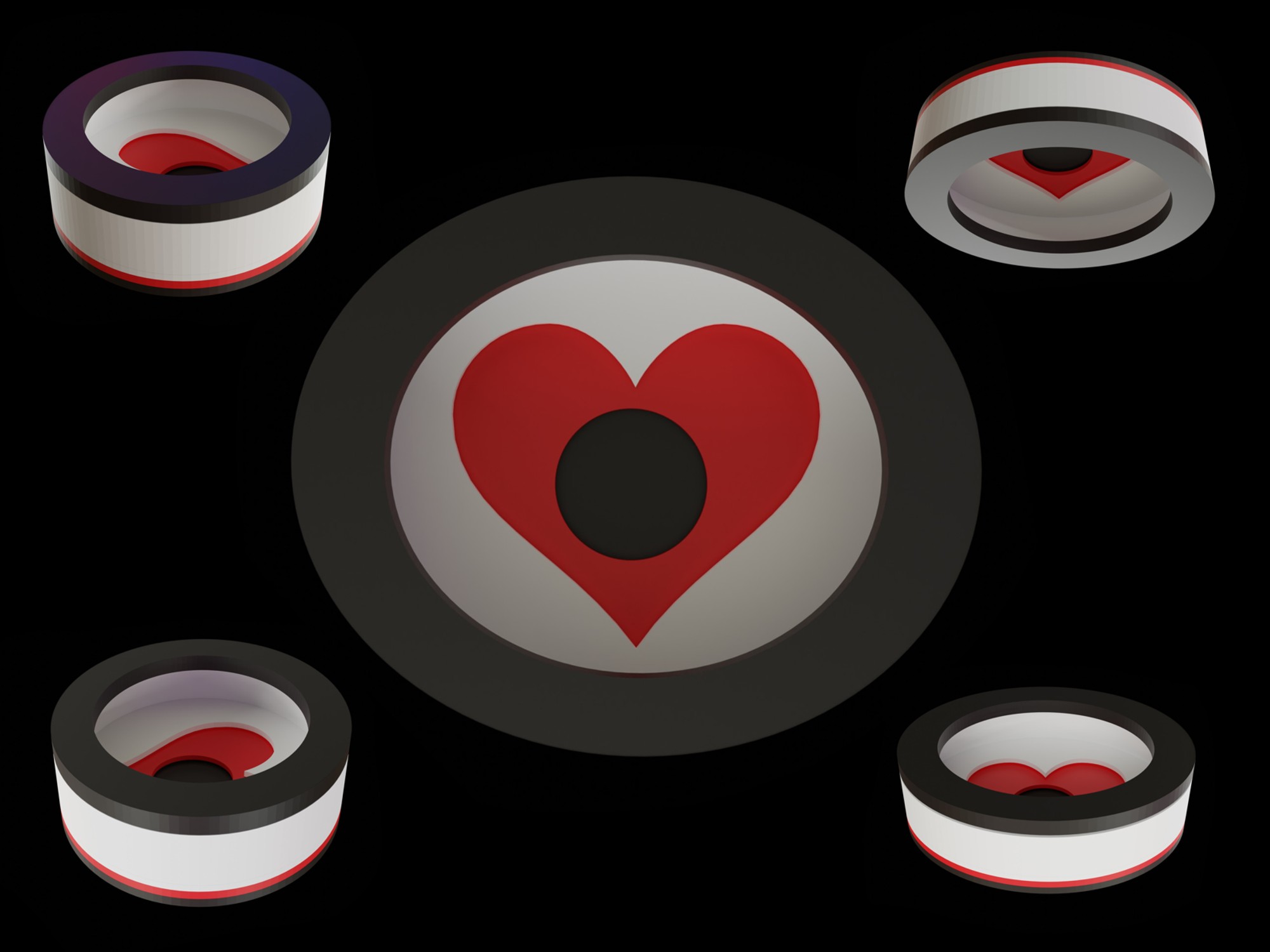 Follow me heart eyes by FuzzyRaptor | Download free STL model ...