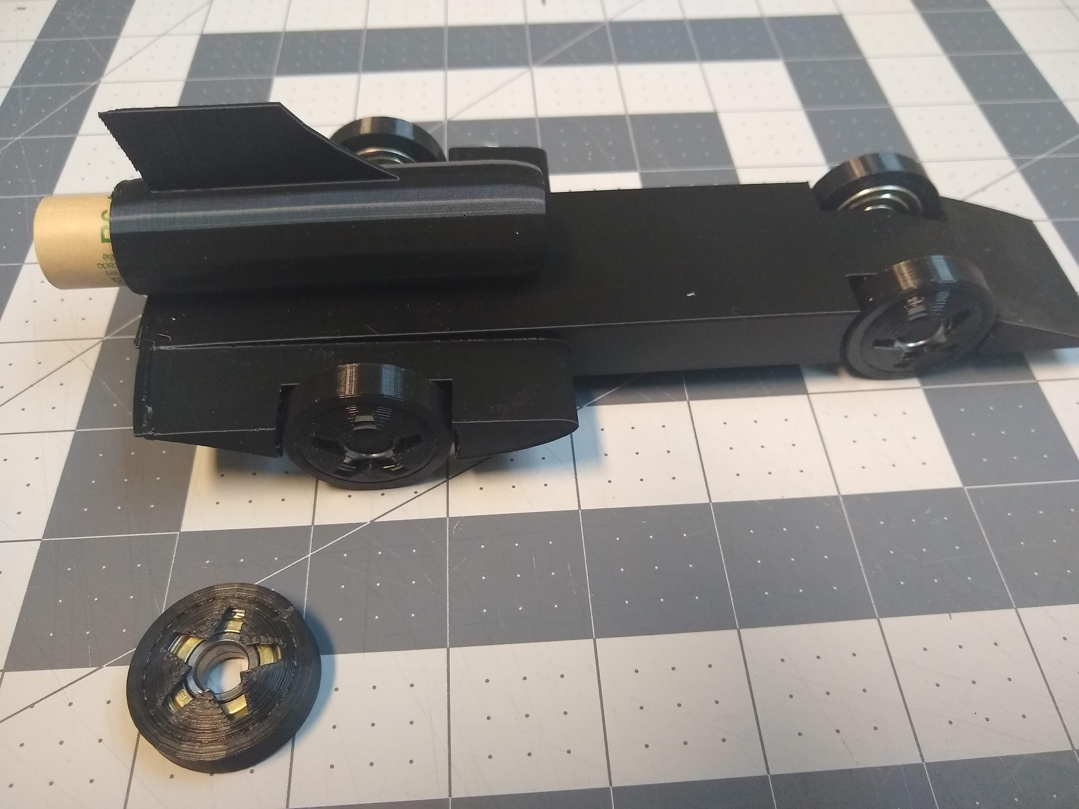 Rocket Dragster The World's Fastest 3D Printed Car (for ants) by