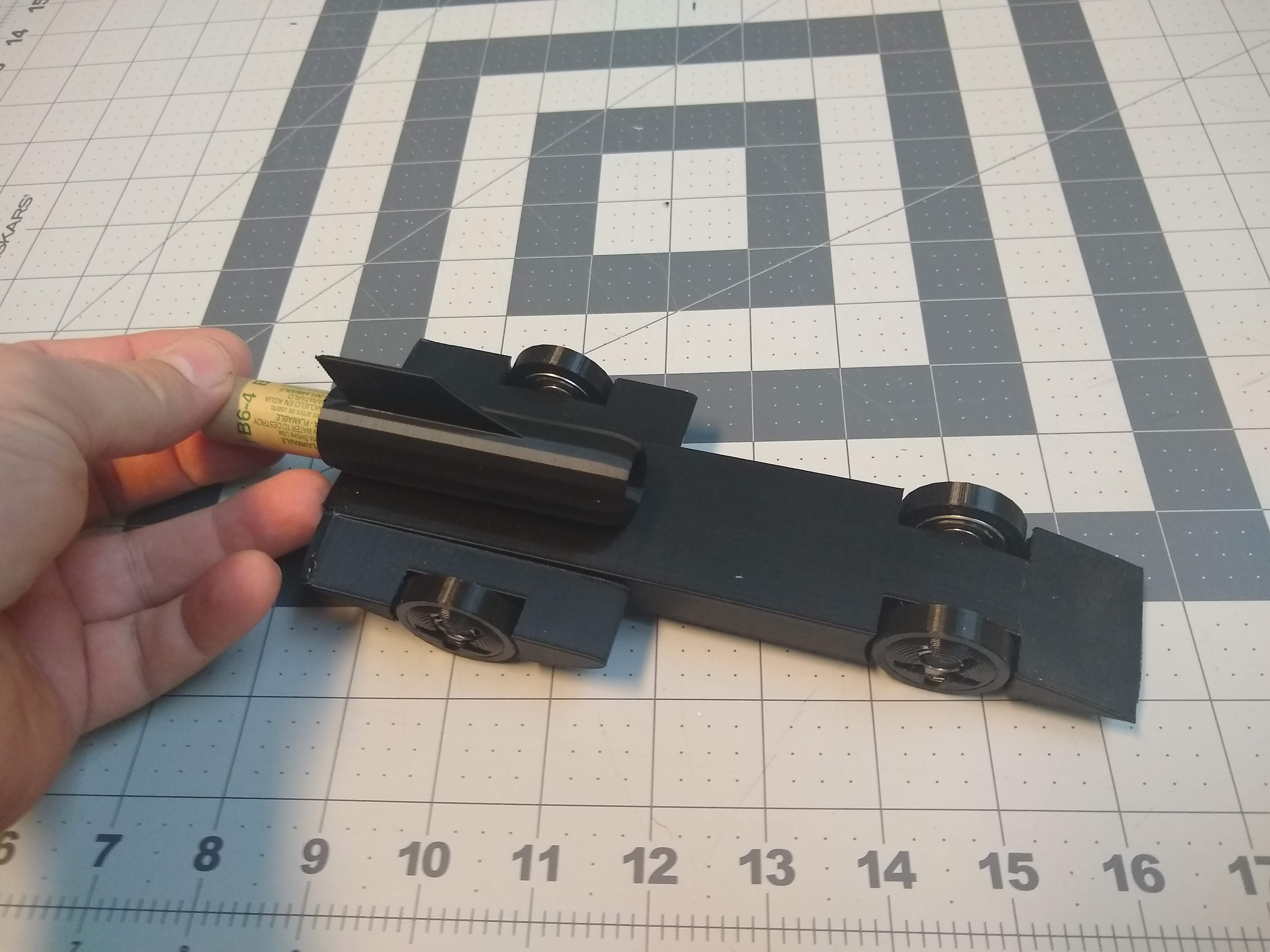 Rocket Dragster The World's Fastest 3D Printed Car (for ants) by