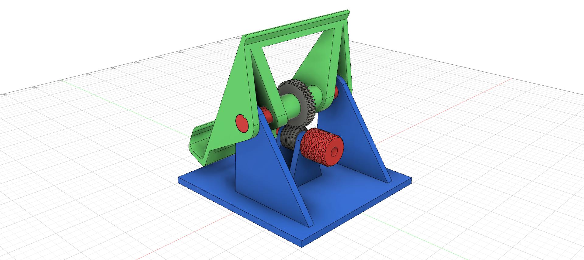 Phonestand adjustable with worm-gear — miniatura 3