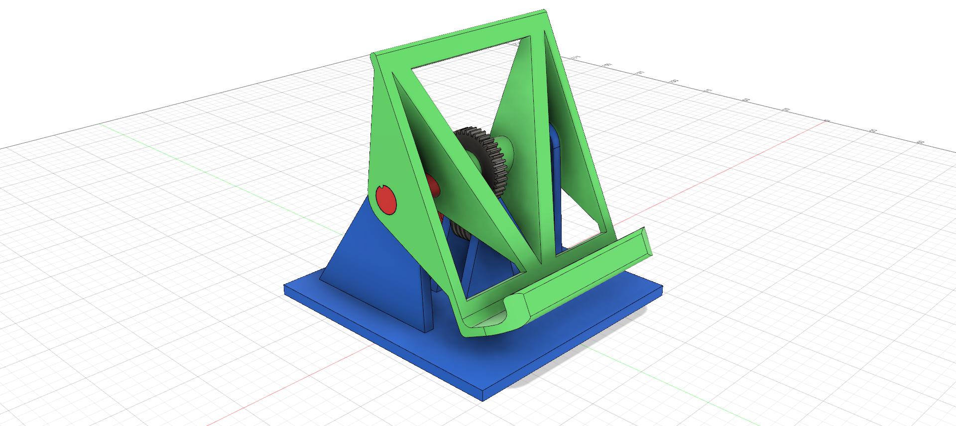 Phonestand adjustable with worm-gear — miniatura 2