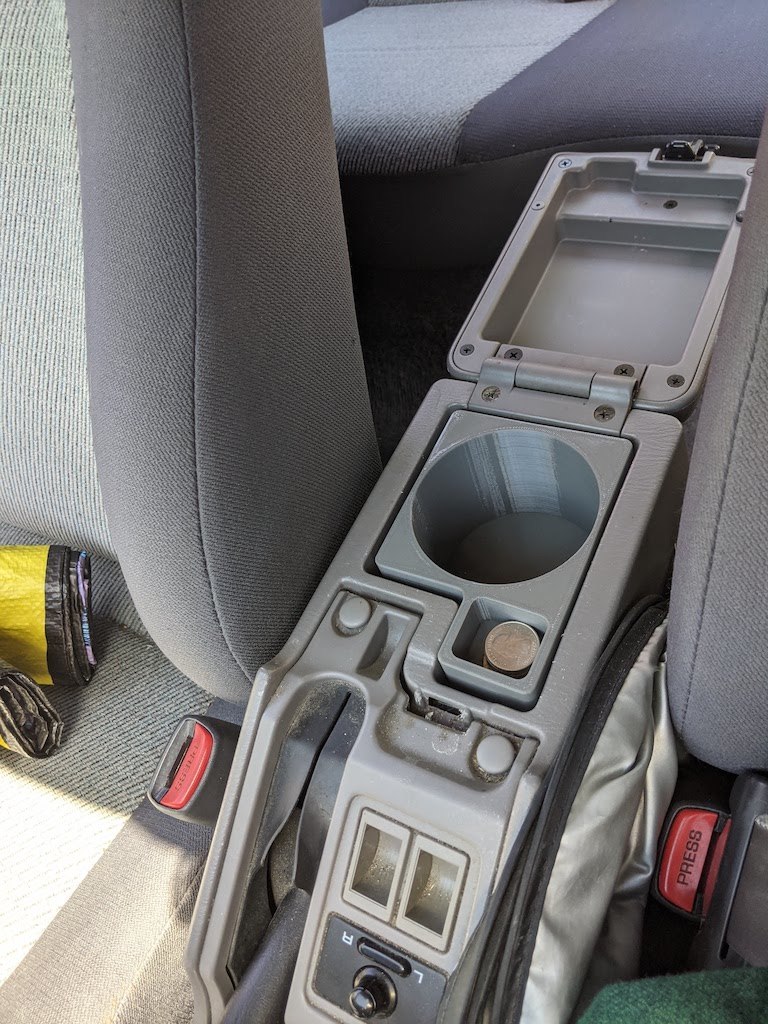 Subaru Impreza center console cup holder insert by rmayf Download