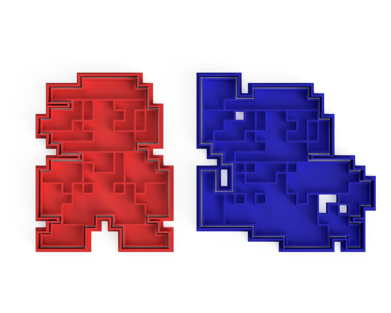 Mario 8-Bits Cookie Cutters