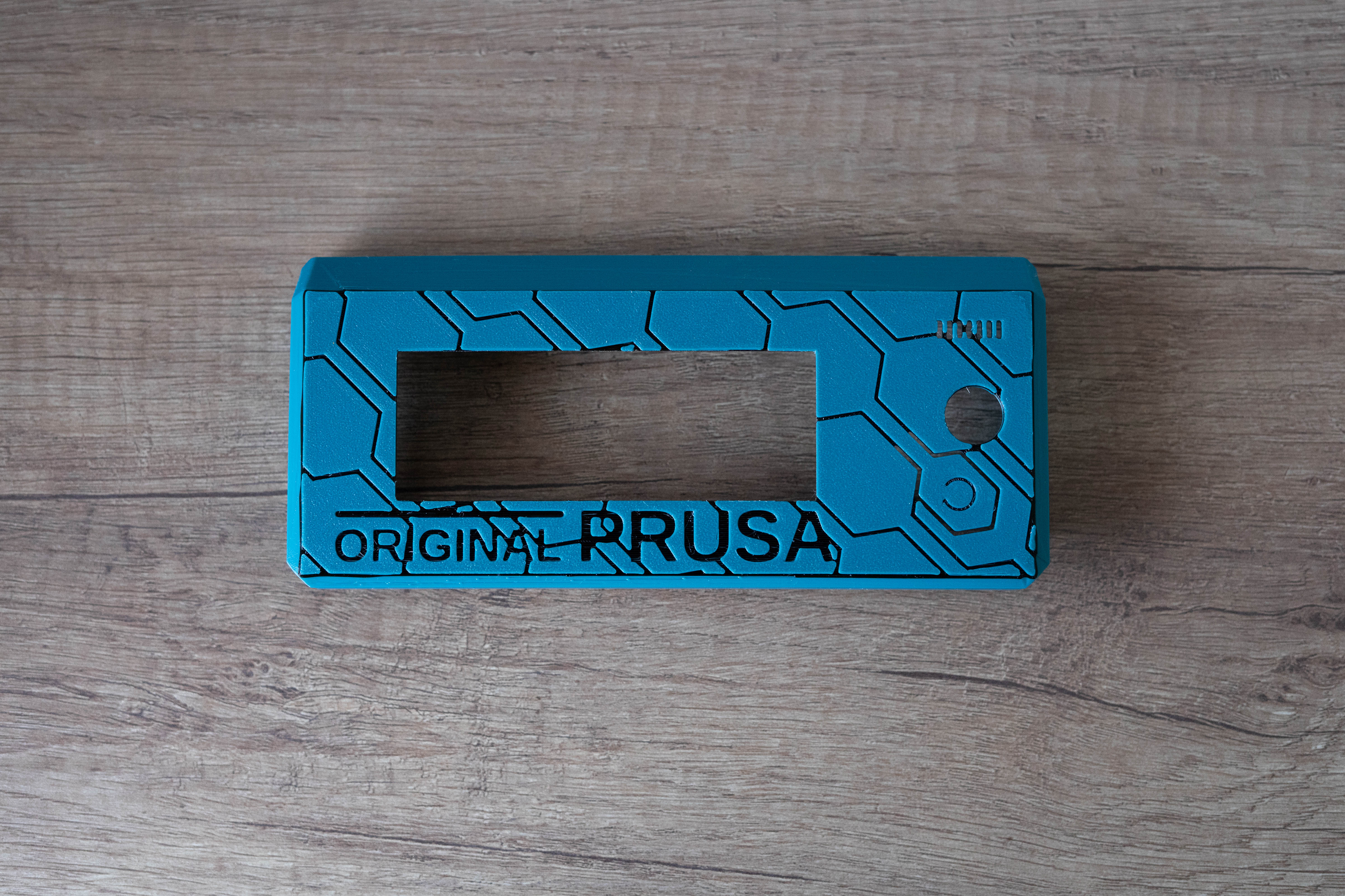Hexagon patterned Prusa LCD cover V1 + V2