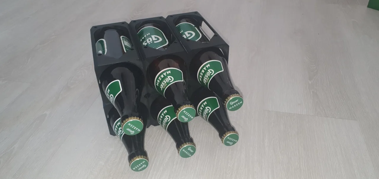 Beer bottle holder for the fridge (different bottle types available) by  Arne S, Download free STL model