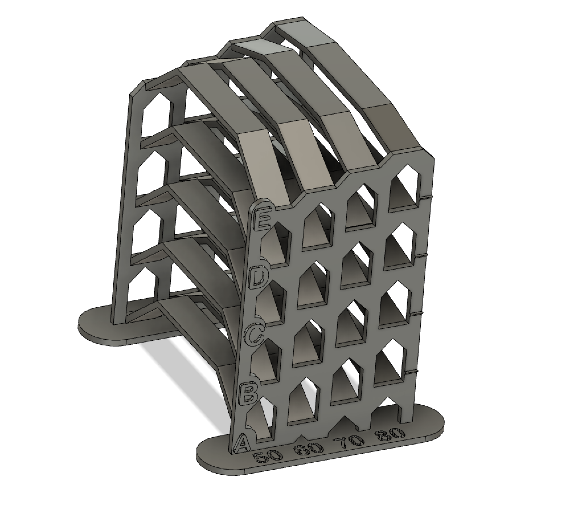 5-tiered overhang test by Stay At Home Bob | Download free STL model ...