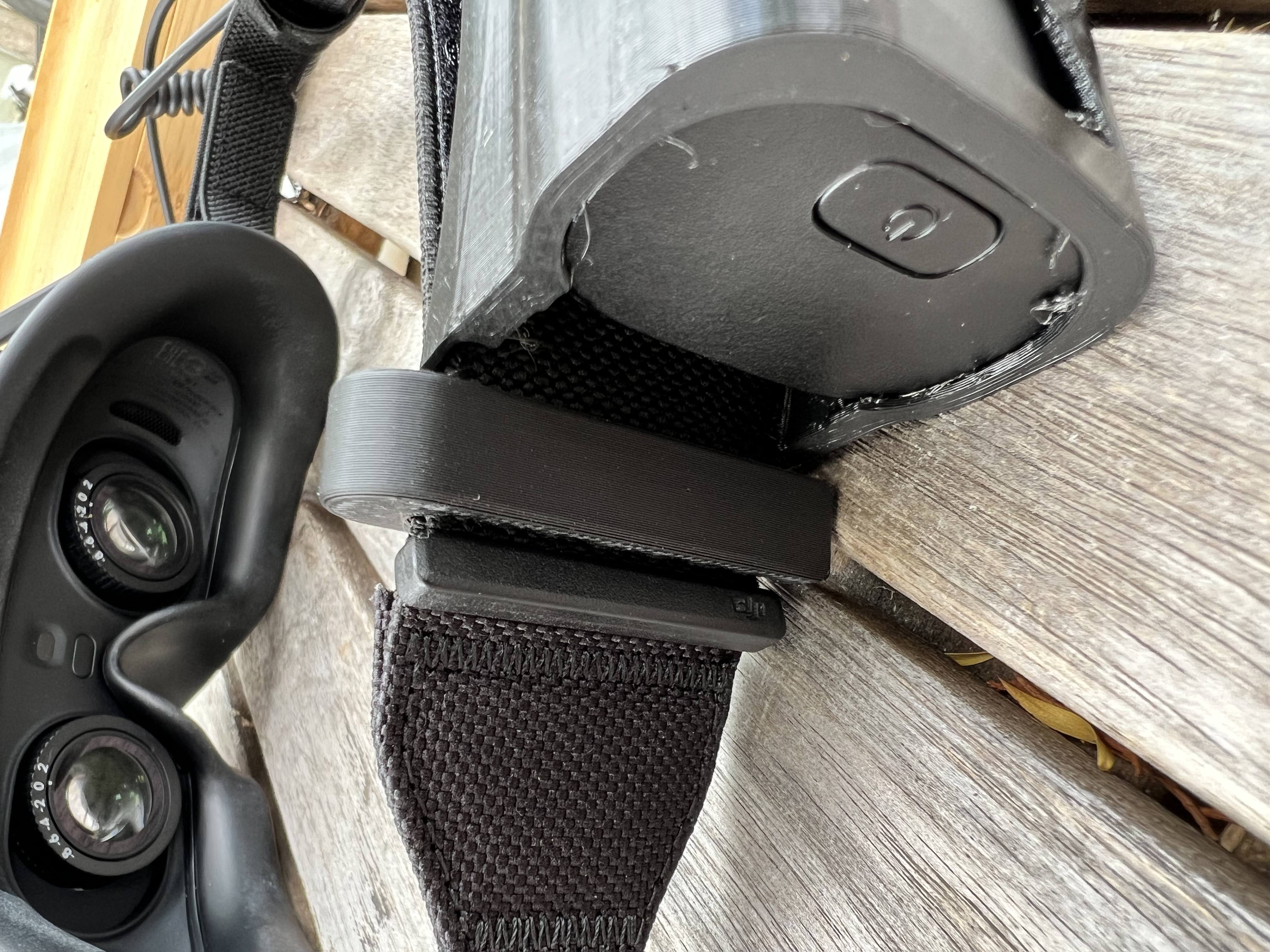 DJI Goggles 2 strap clip by Jackz86 Download free STL model
