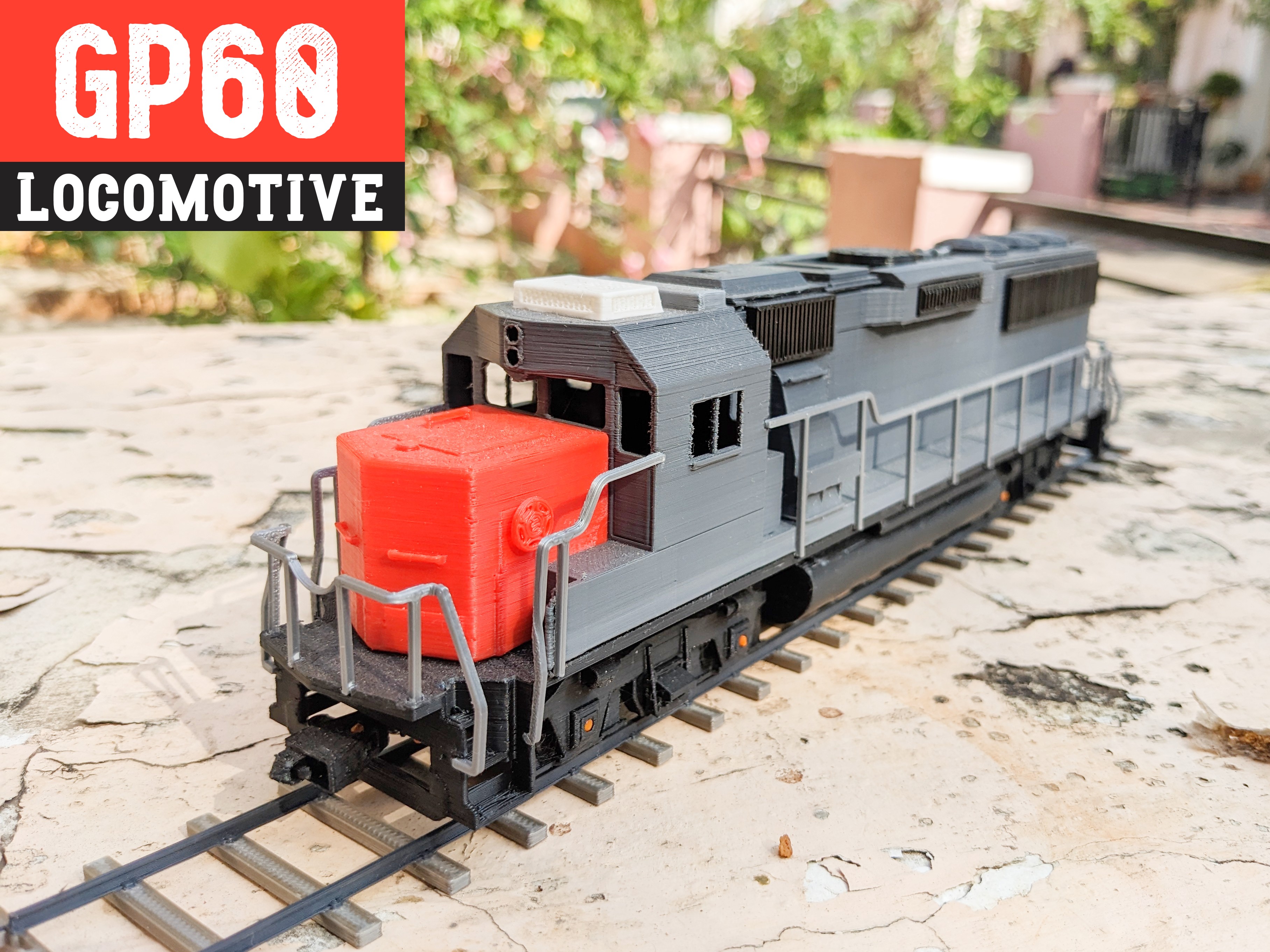 GP60 Locomotive - Dragon Railway by RamBros | Download free STL model ...