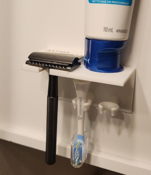 One Razor On Shelf Safety Razor , 2 x Sonicare Brush with small shelf by JoeV | Download ...