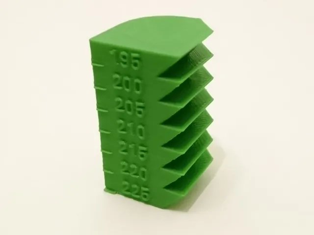 heat tower 195C to 225C