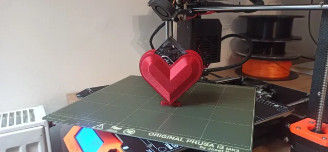 Heart-shaped case