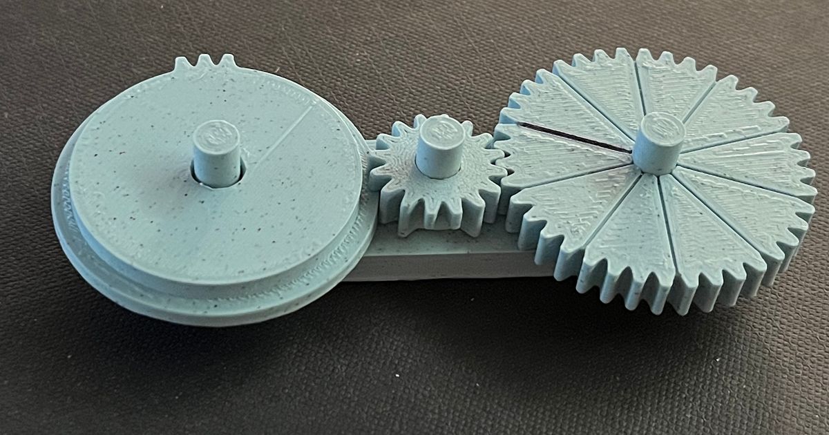 Mechanical Counter Mechanism by Blokchaed Download free STL model