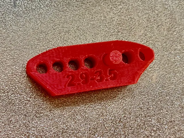 3d printing hole test print