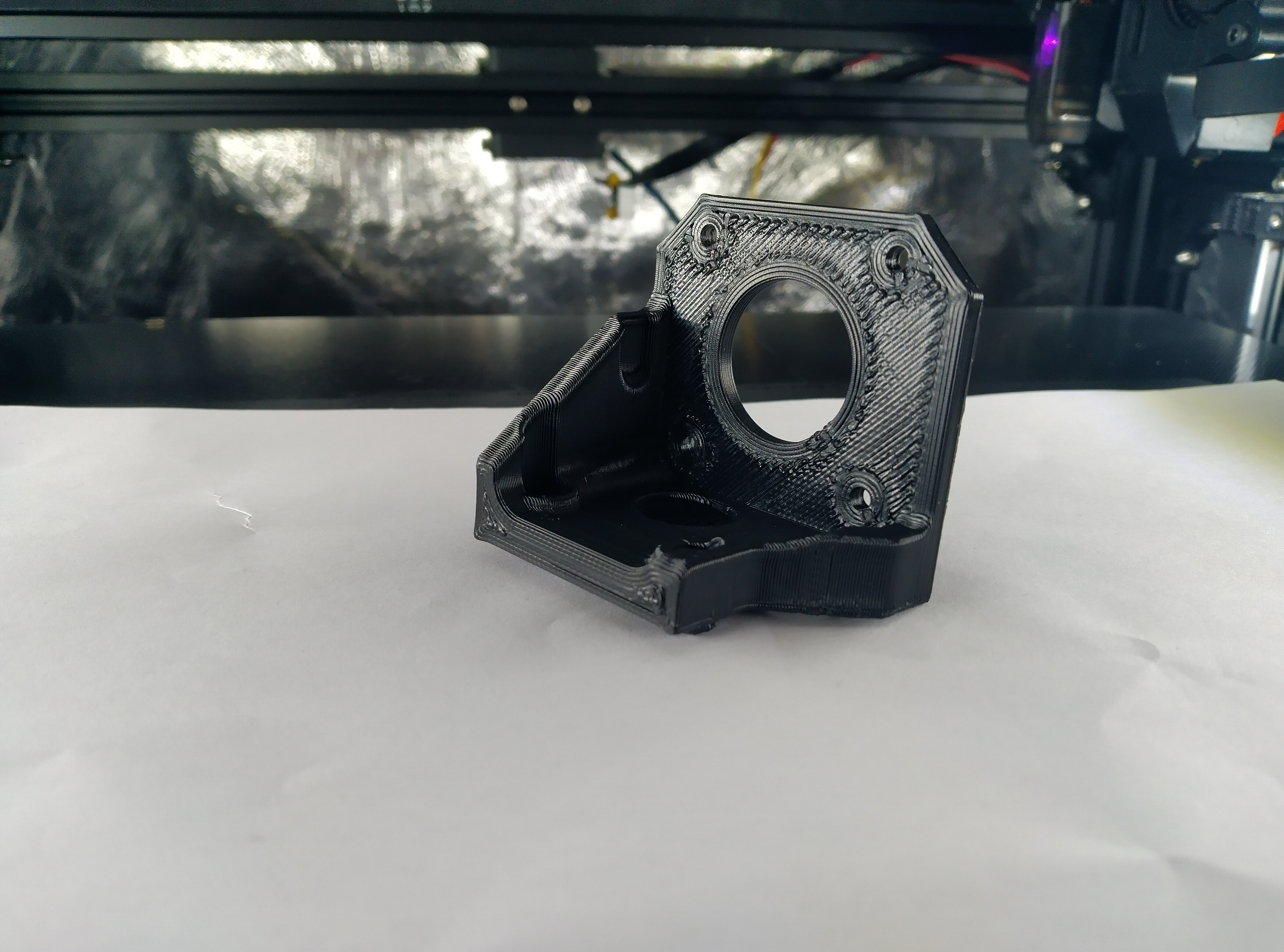 *Updated* HMG7 Creality Single Gear Rear Mount (Remix V2) 3D model thumbnail