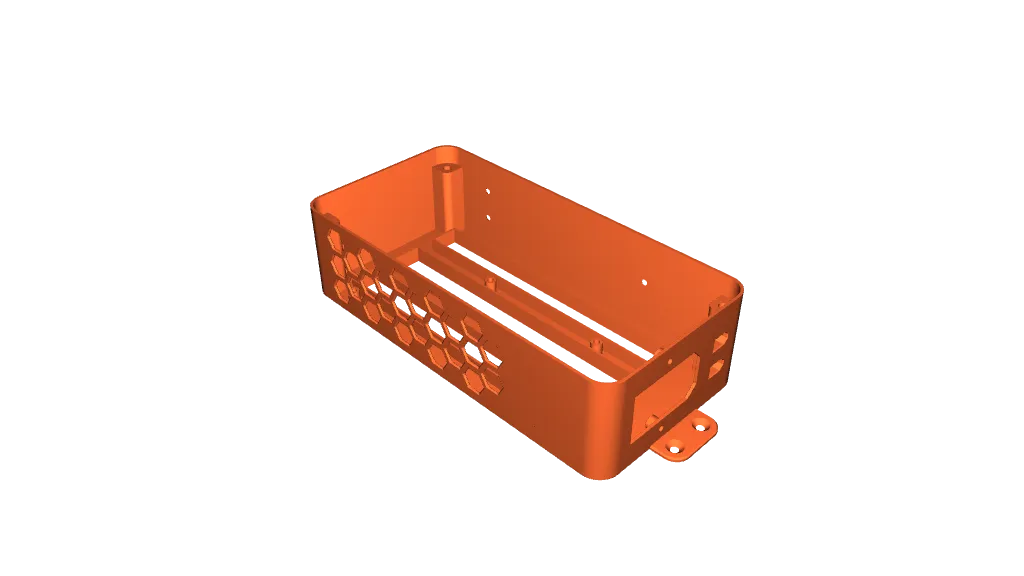 Case / Mount Box for BTF-50-5 Power Supply (v2) by Alexander Haibl