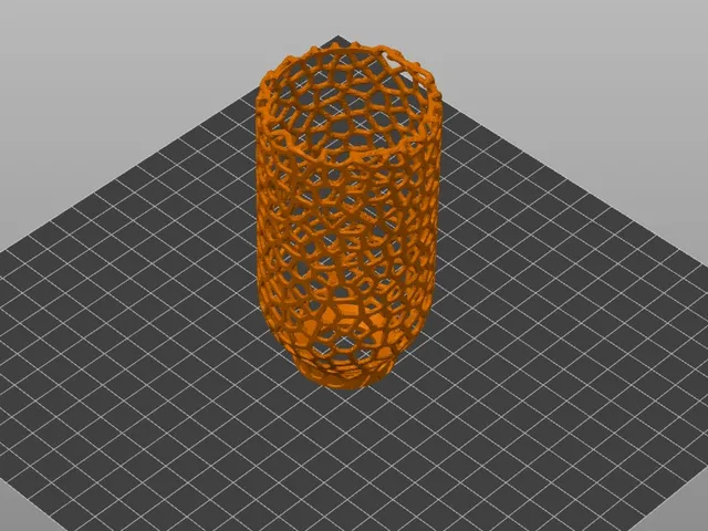 Vaso bottiglia in PET Voronoi