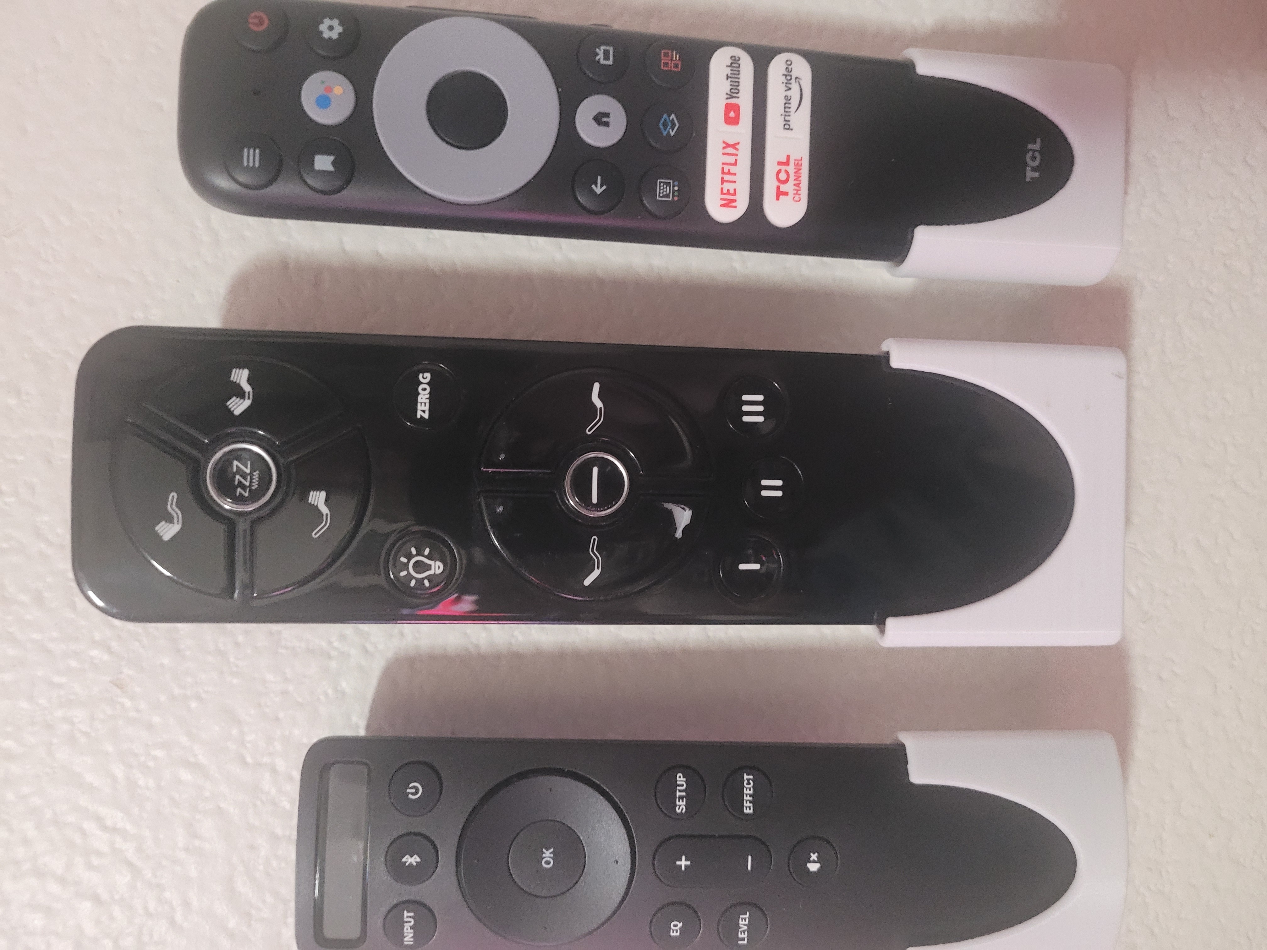 Adjustable Bed Remote Wall Holder
