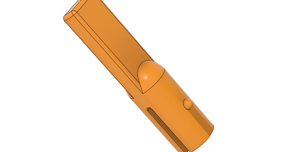 Hobby Knife Safety Cap by mak77 Download free STL model