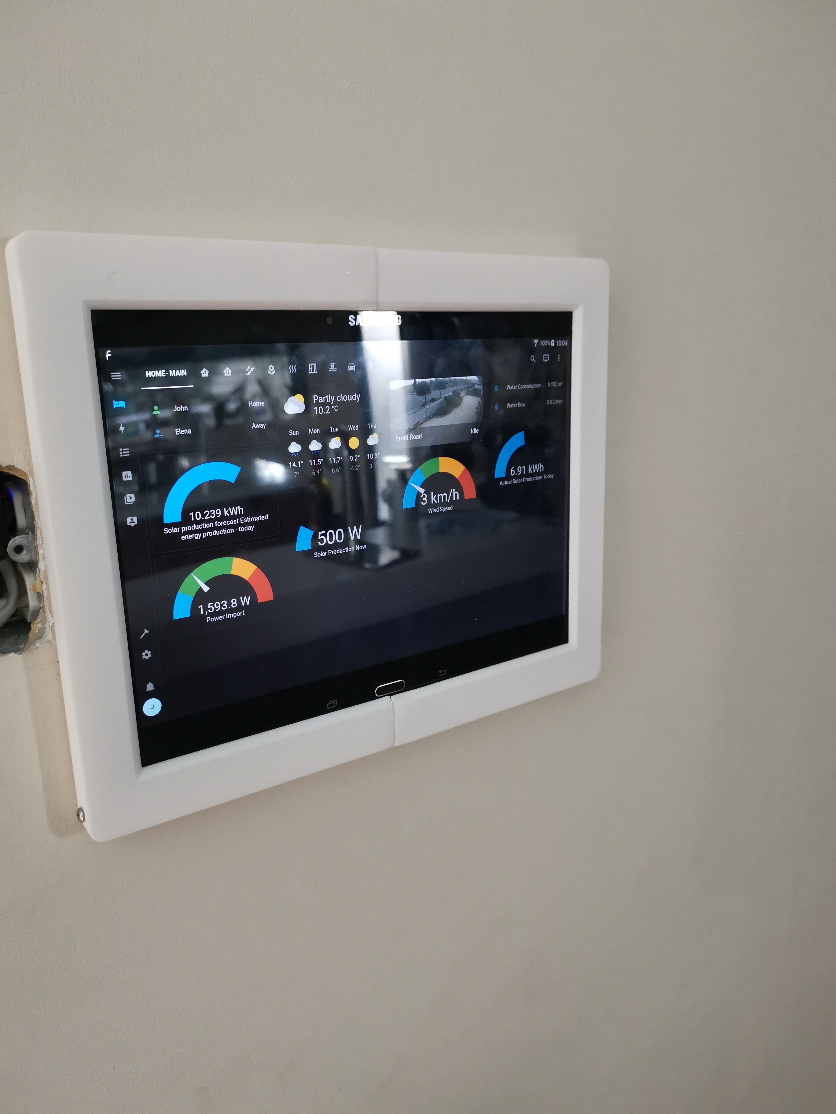 Samsung Galaxy Tab 4 wall mount by John | Download free STL model ...