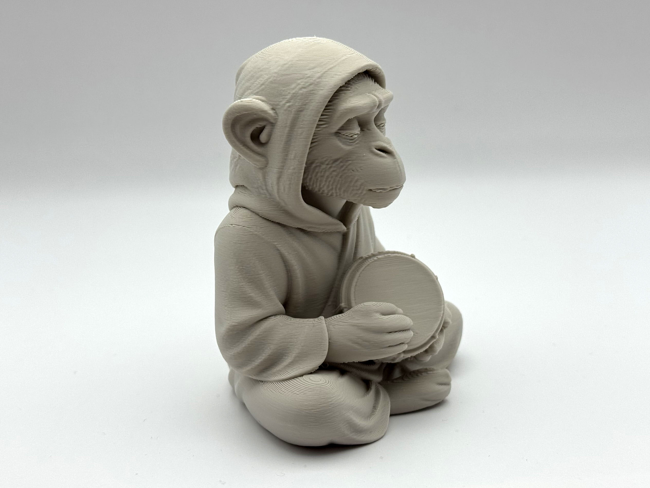 Miniatura 5 do modelo 3D Monkey Drummer