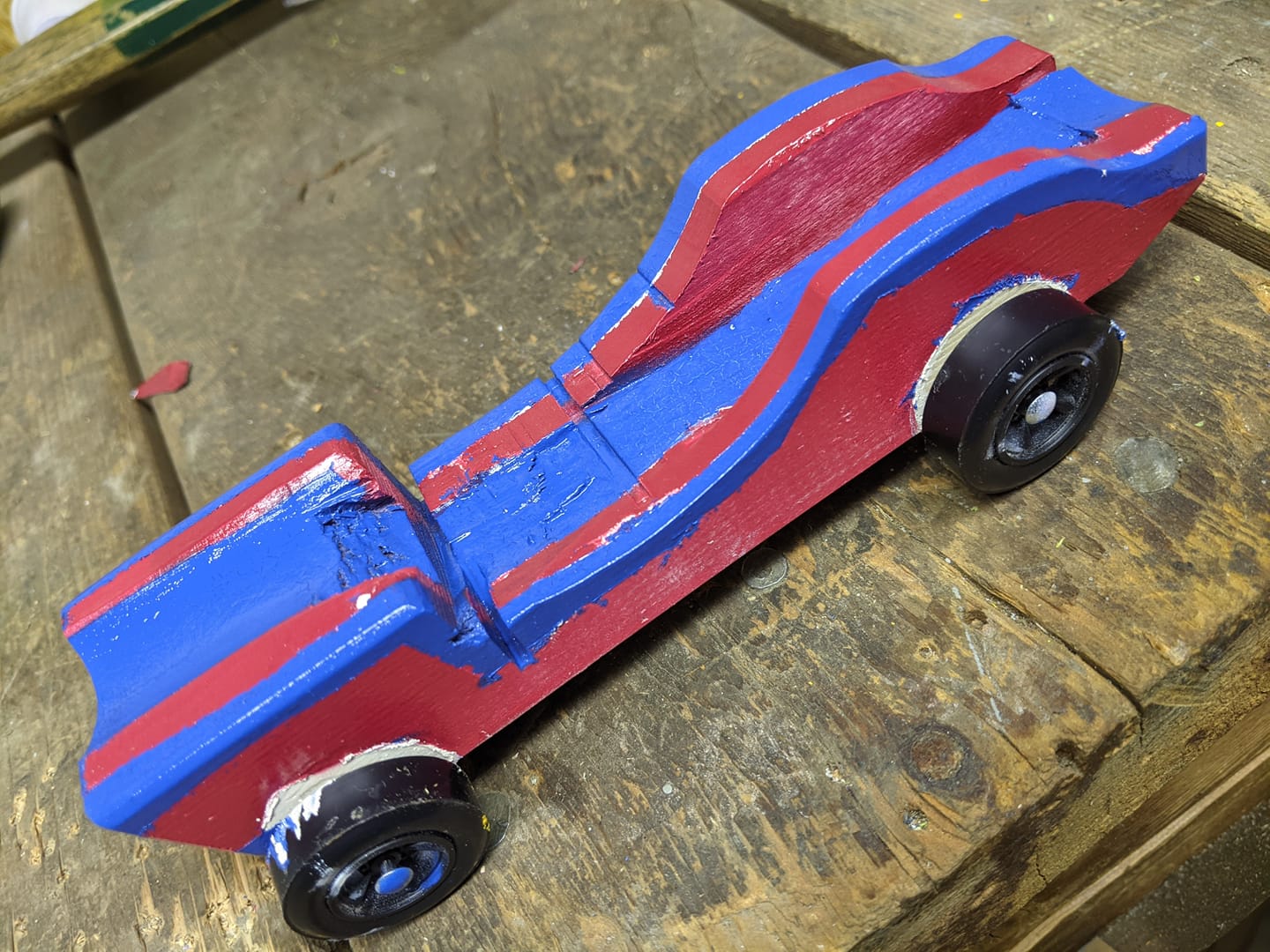 Red Streak Pinewood Derby Car Body by 3D-PT | Download free STL model ...