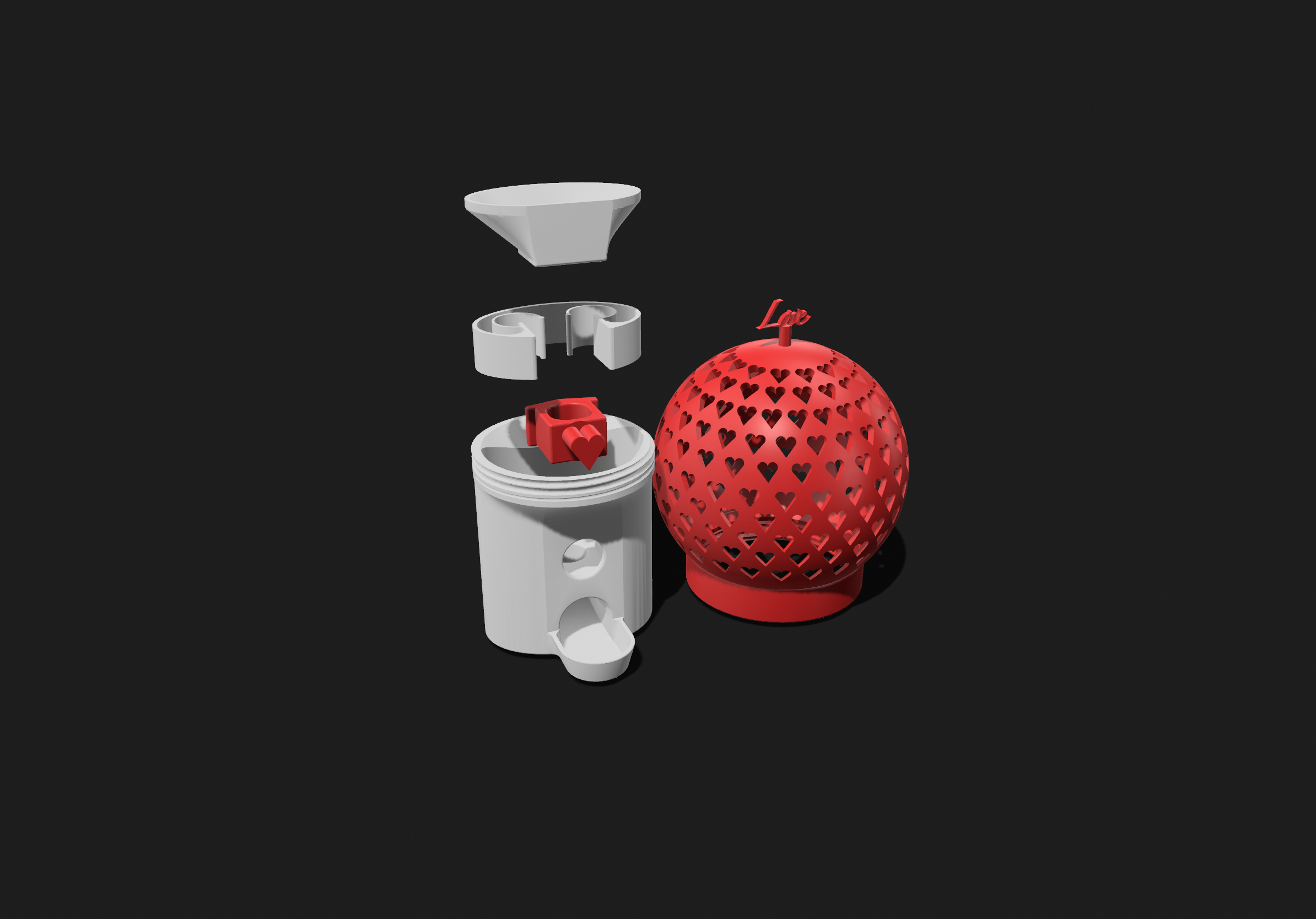 Miniatura 4 do modelo 3D Gumball machine