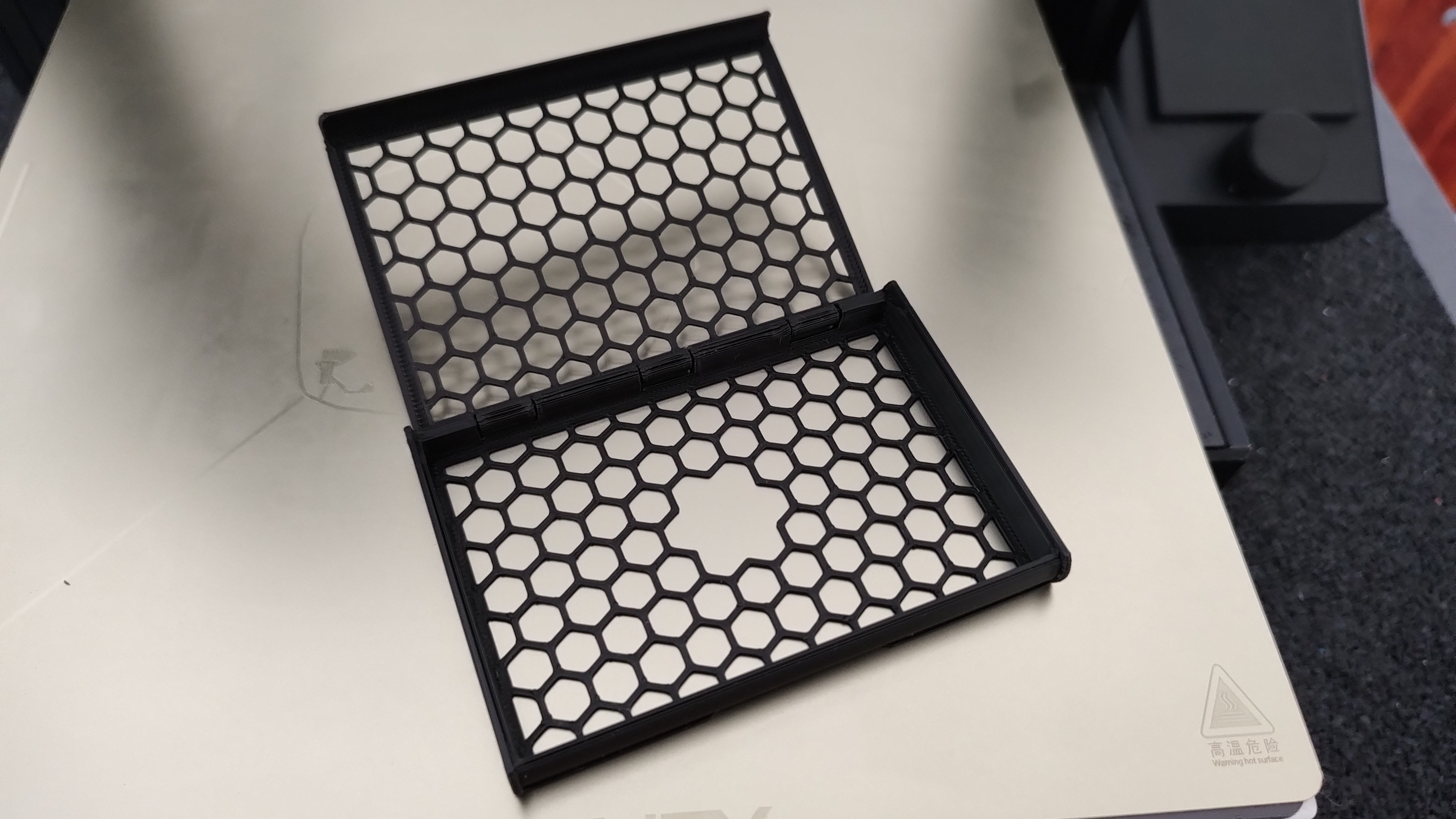 Honeycomb business card case 3D model thumbnail