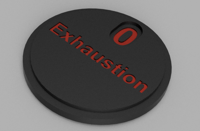 DnD Exhaustion Tracker