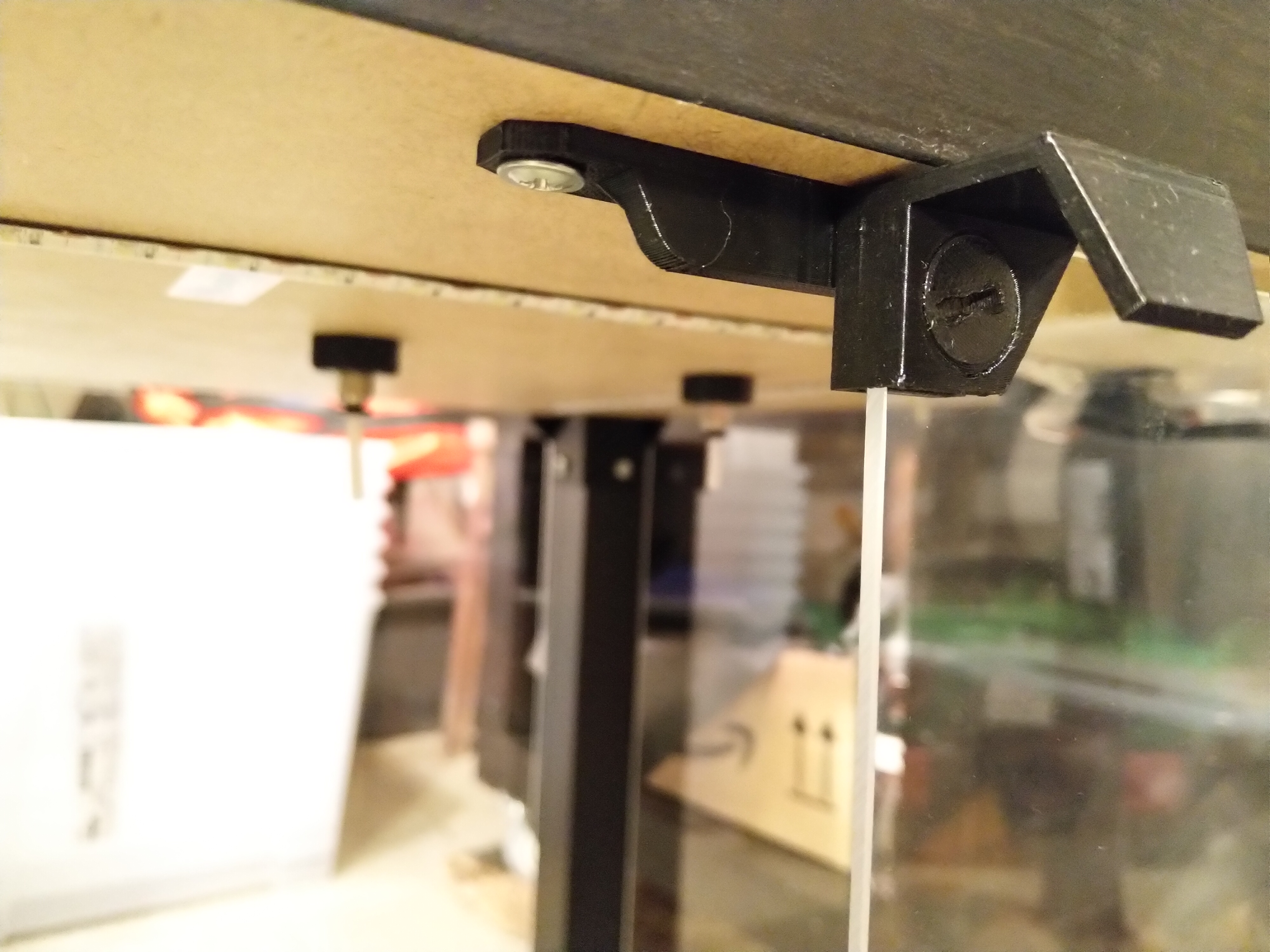 Ikea Lack Enclosure Door Knob remix for 6x3mm round magnets with Locking Hinges