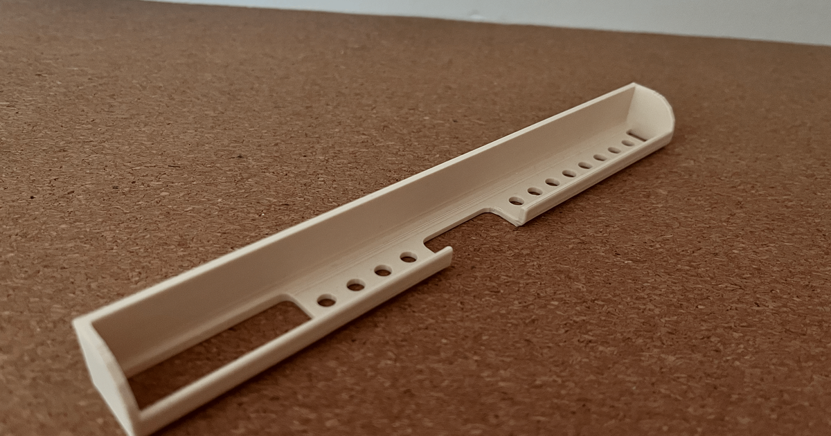 Horizontal toothbrush holder by Niklavs Download free STL model