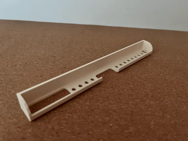 Horizontal toothbrush holder
