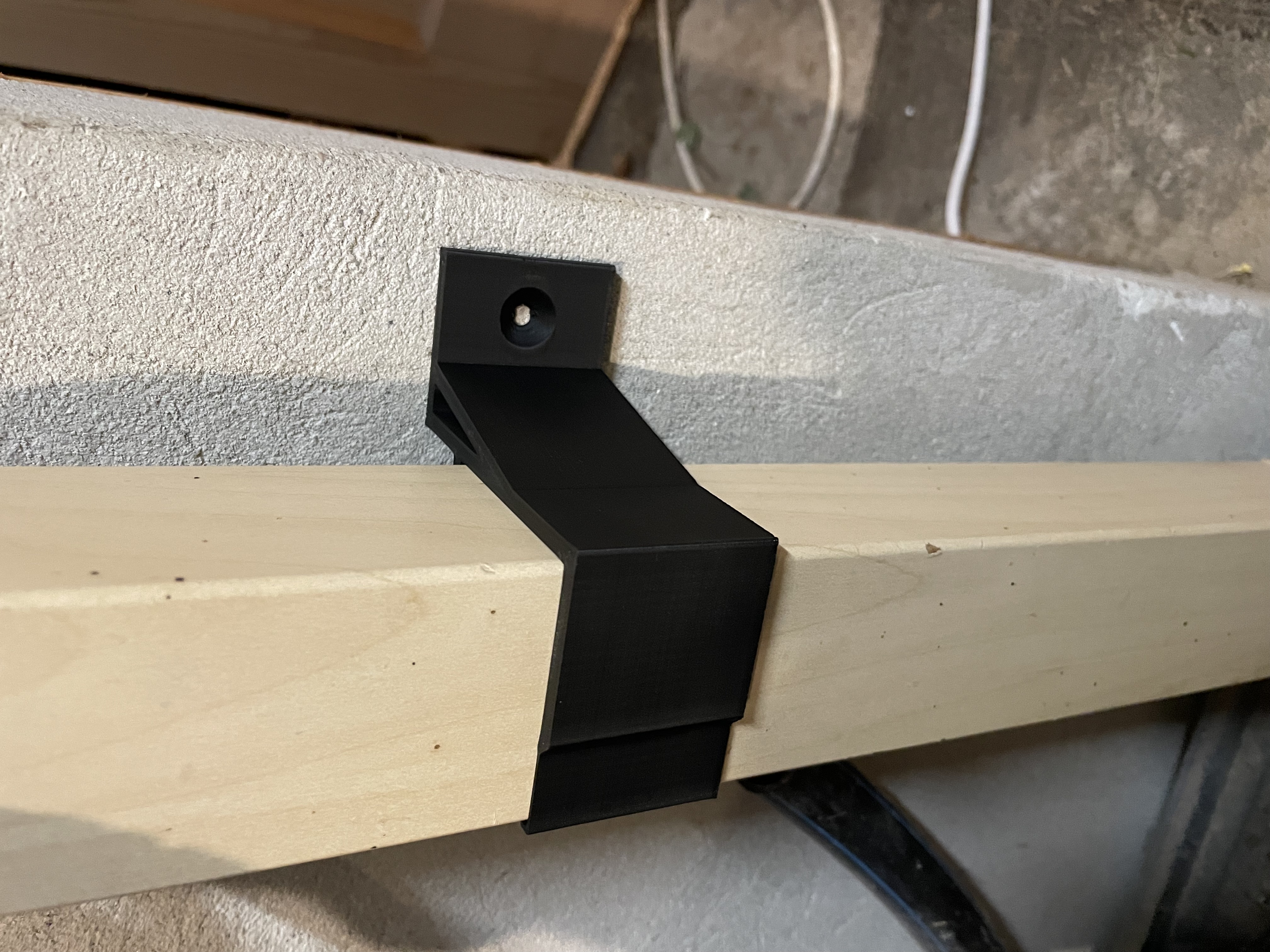 Ikea LACK table leg wall mount