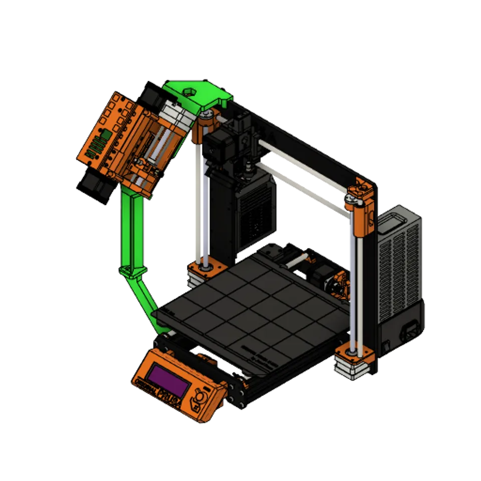 MMU2 / MMU3 Front Mount for Prusa i3 MK3 / MK3s by WhiteBULL