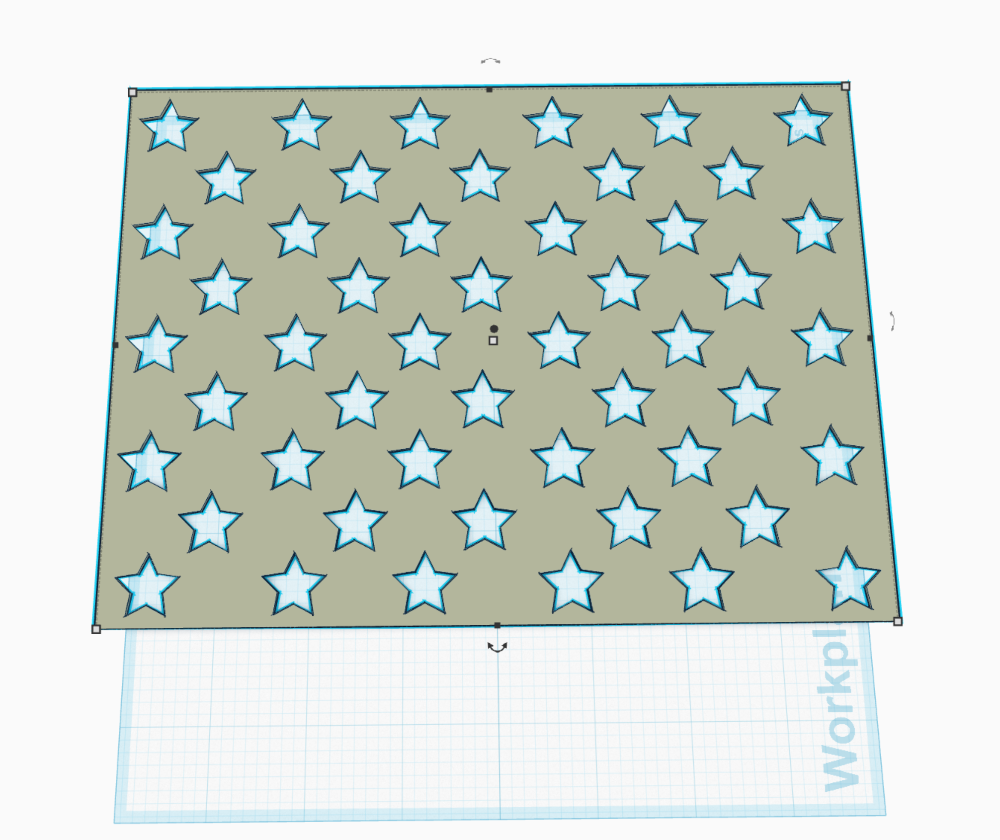 stars stencil 3D model