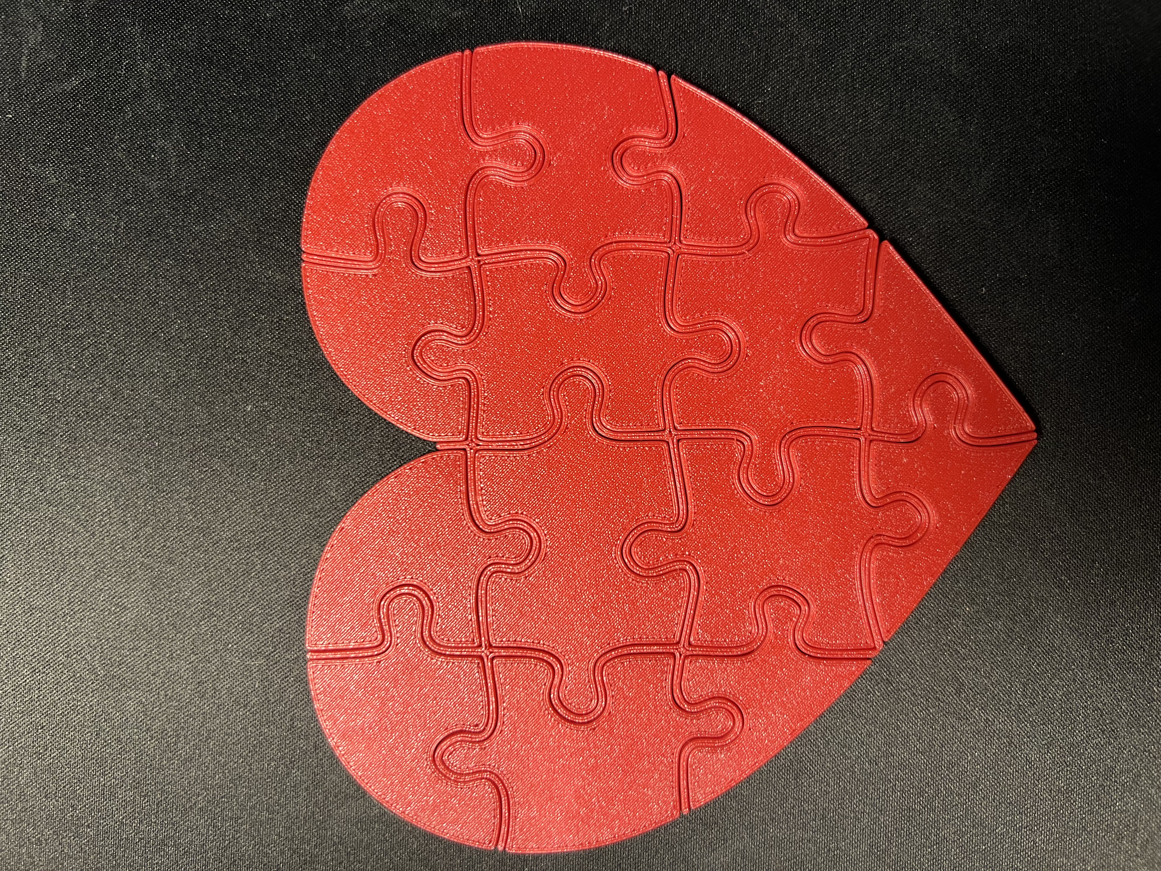 Valentine's Day Puzzle Heart
