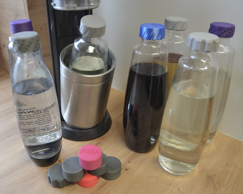 Sodastream bottle caps by firstgizmo Download free STL model