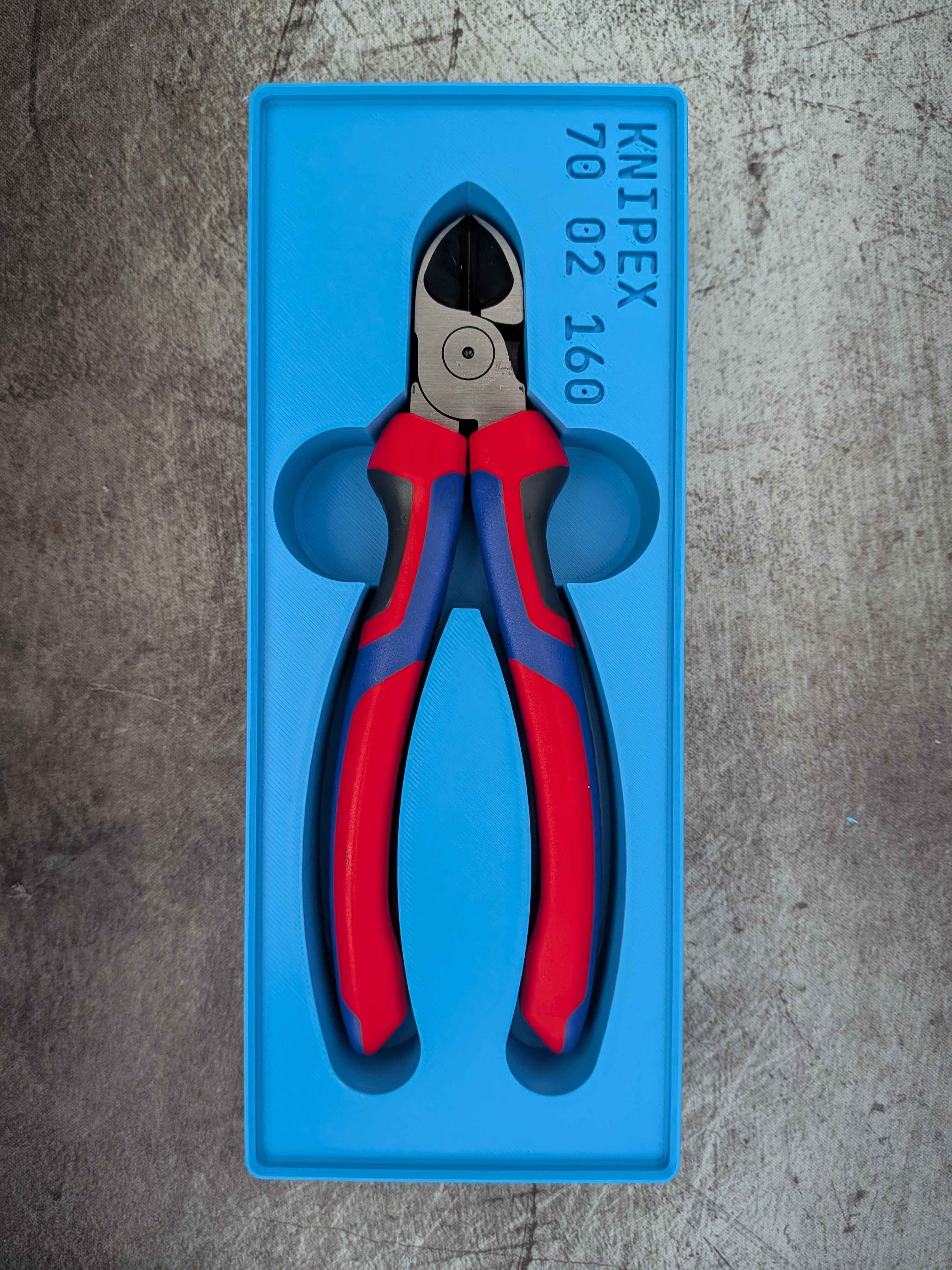 Gridfinity Knipex Wire Cutter - 70 02 160