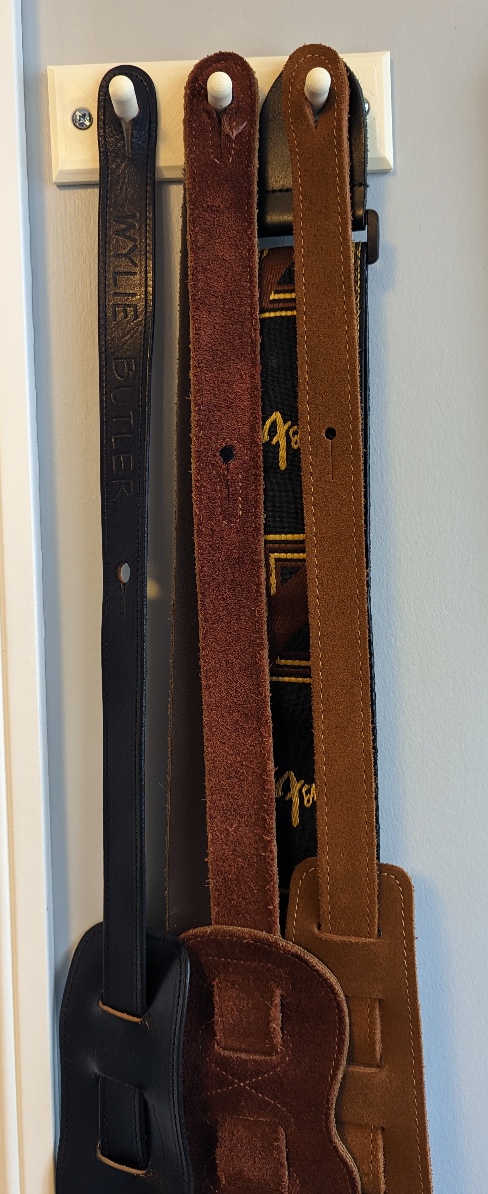 Guitar Strap Holder by Wyliebutler Download free STL model