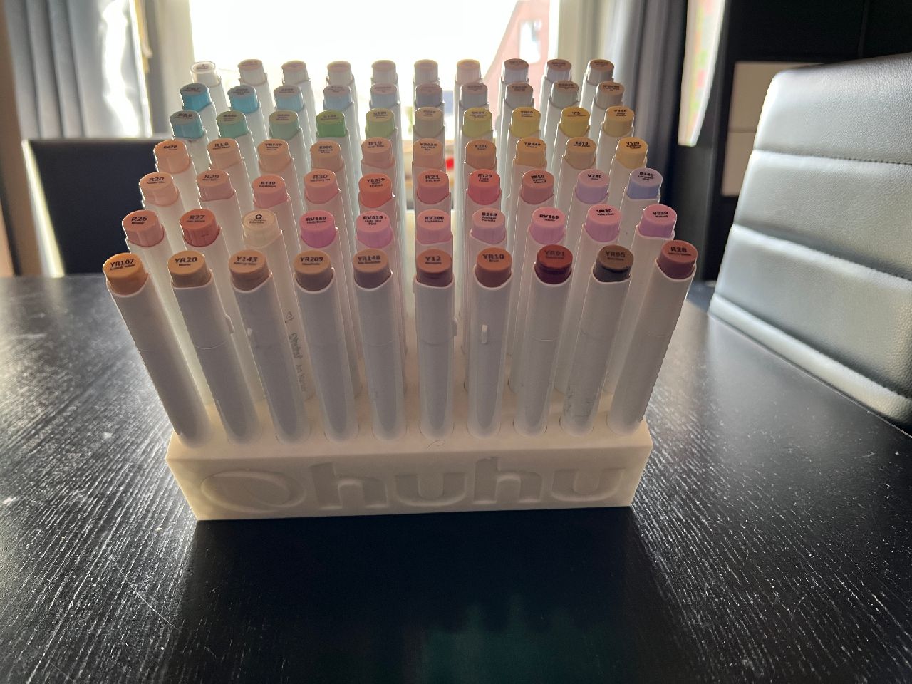 70x Ohuhu Akrilik Marker Pens için Kalem Tutucu / Organizatör (Sadece Plastik Aparattır!!!)
