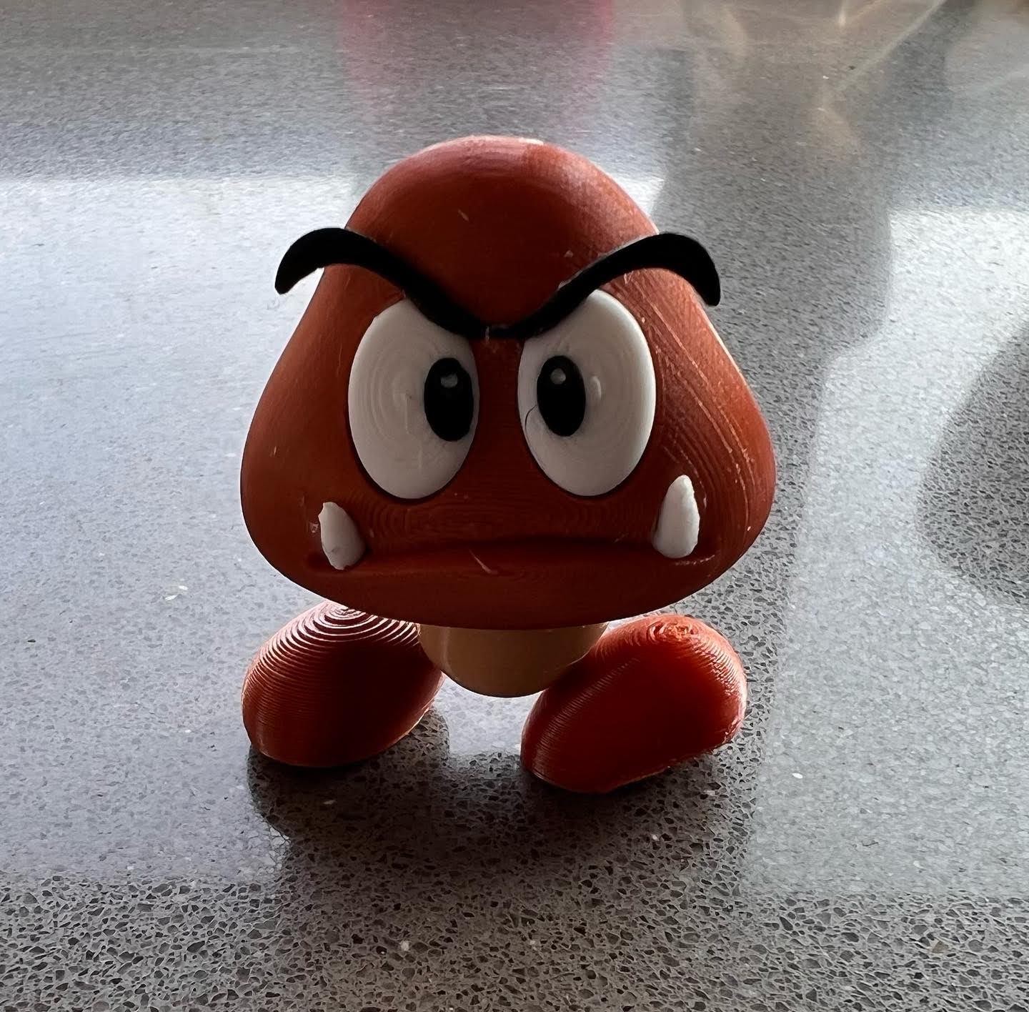 Goomba multipart by Luis M. Gallardo D. Download free STL model