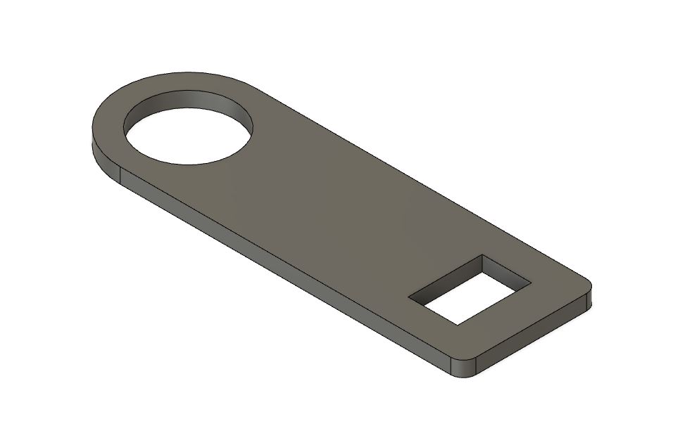 Portachiavi SEAT In Acciaio Inox Con Incisione Laser - Brocott UK - Stile Rettangolare