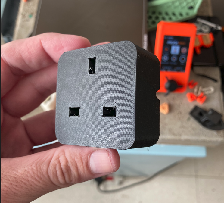 UK power plug flex  protector cup.
