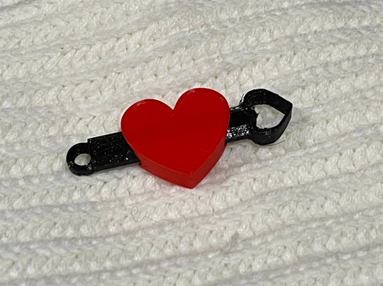 Cupid Heart Fidget Keychain