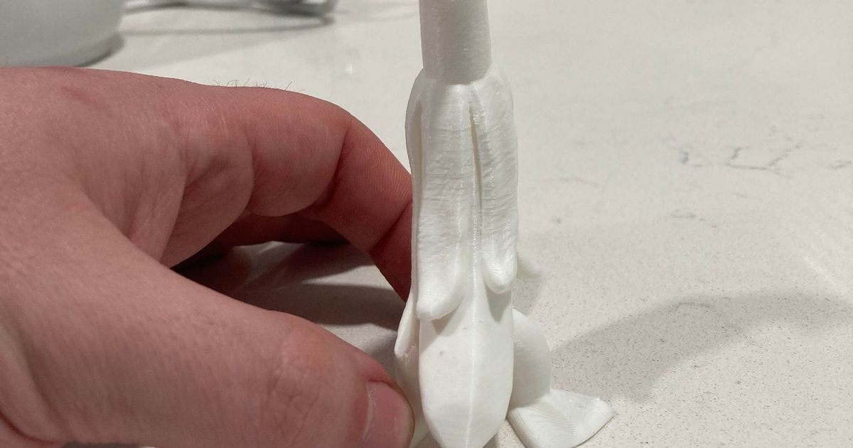 Banana duck. by HauntsAndMore Download free STL model